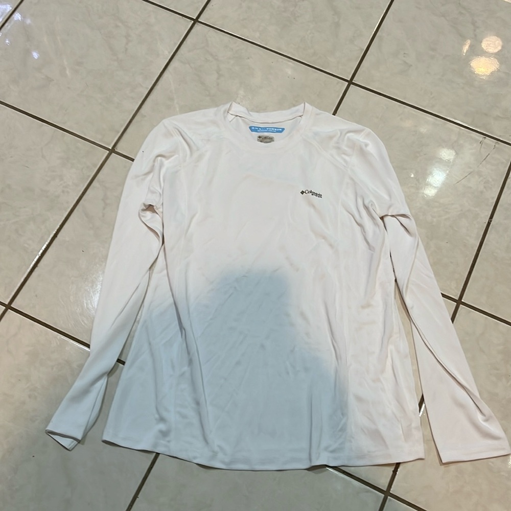Ladies long sleeve performance shirt large